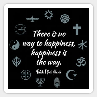 The Way To Happiness Sticker